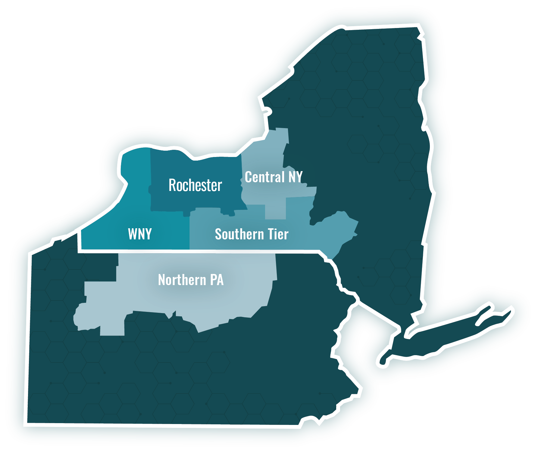 certified radon systems map