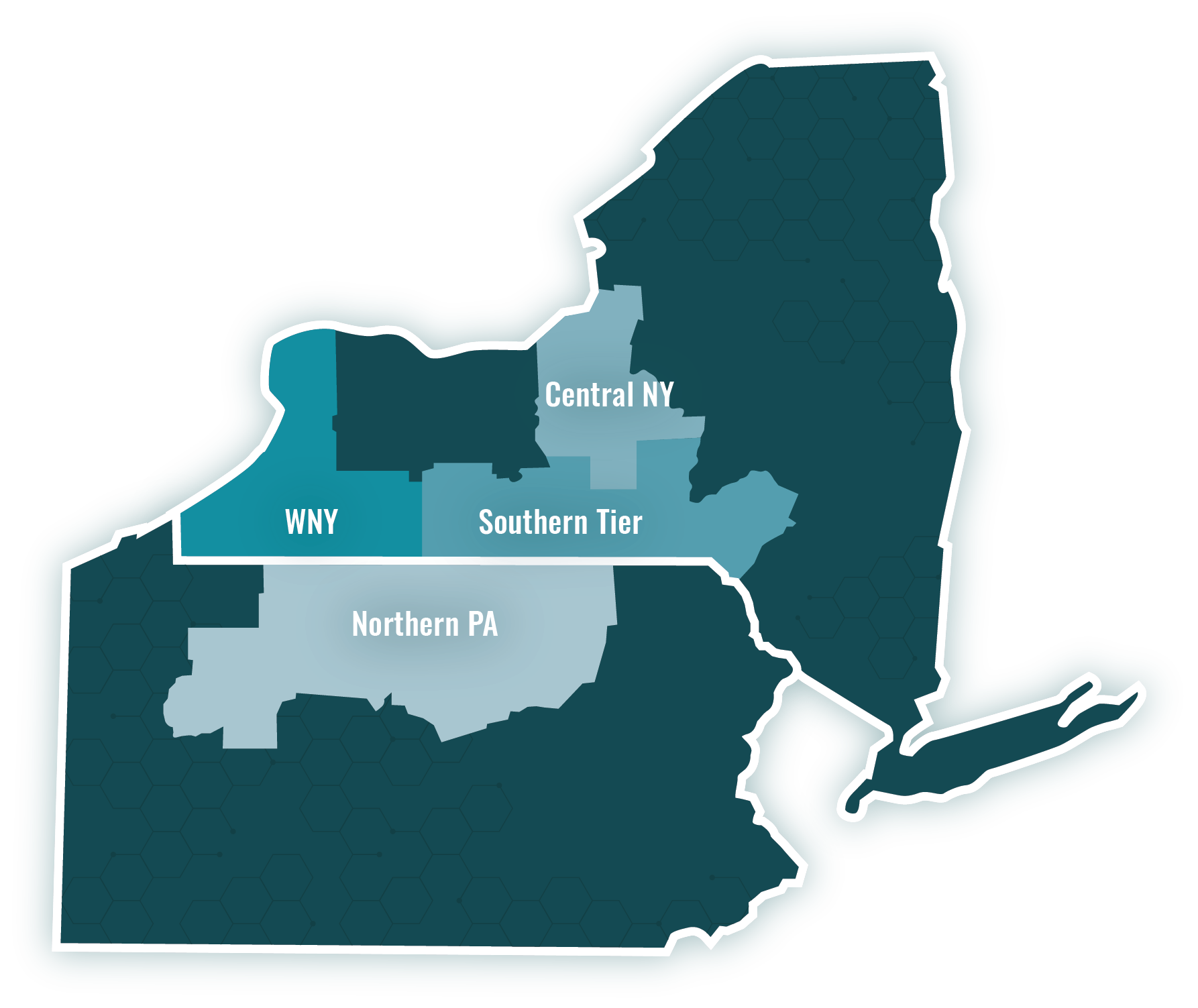 certified radon systems map