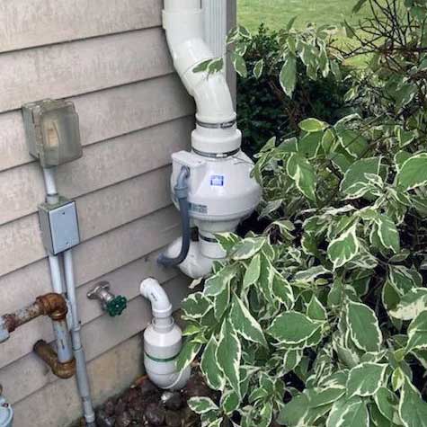 soil vapor intrusion radon mitigation pipe