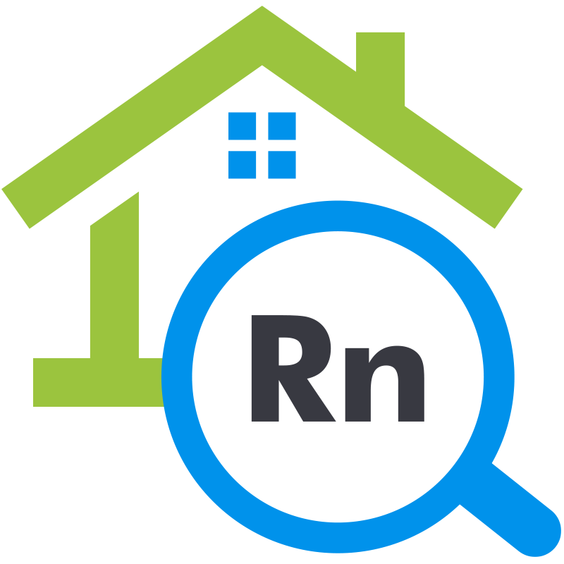 radon testing magnifier house  